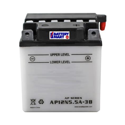 12N5-5A-3B Dry Charge Battery: Acid Required: BatteryMart.com