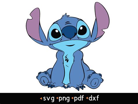 Stitch Svg Png Pdf Dxf Etsy Stitch Coloring Pages Lilo And