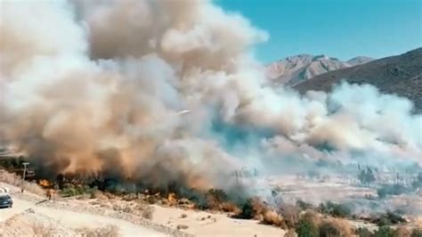 Declaran Alerta Roja En La Comuna De Monte Patria Tras Incendio