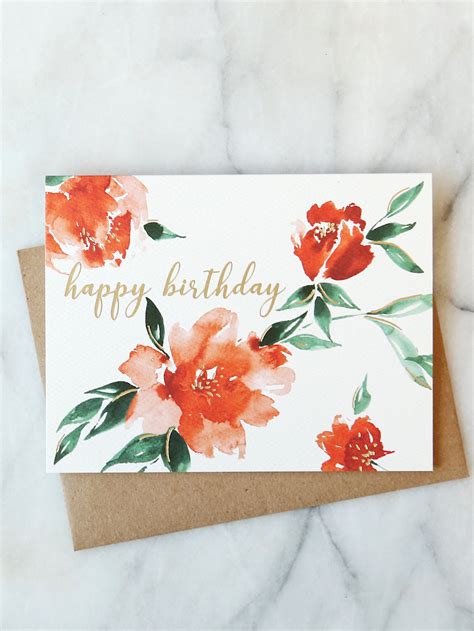 greeting card flower designs