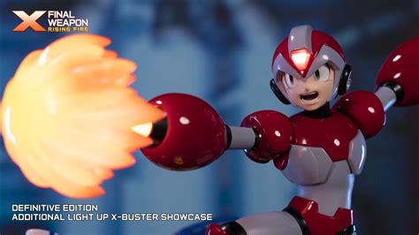 Mega Man X4 X Final Weapon Definitive Light Up Showcase Youtube