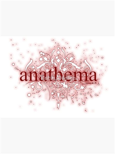 "Anathema Metal Band" Poster for Sale by EntityDesign | Redbubble