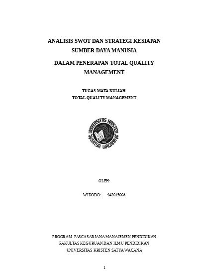 Top Pdf Strategi Dan Analisis Swot Dok