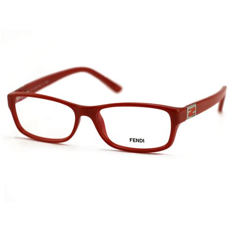 Fendi Women's Eyeglasses FF 961 611 Brick Frame Glasses 53 15 135 - Tanga