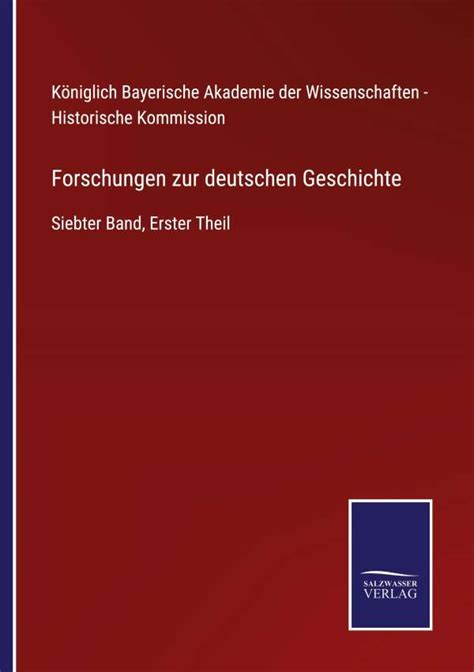 Forschungen Zur Deutschen Geschichte Buch Jpc