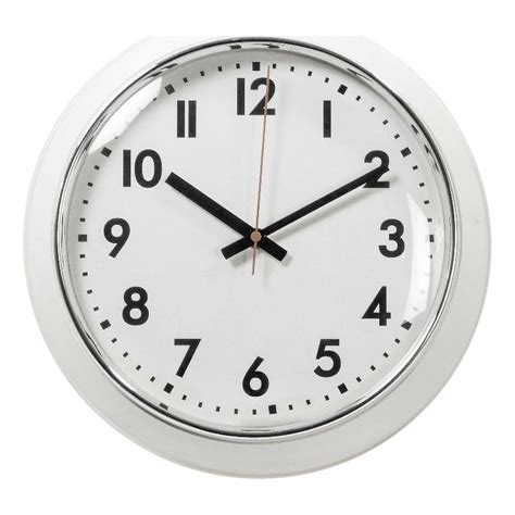 Kiera Grace 12 Inches Ashton Retro Round Wall Clock Walmart