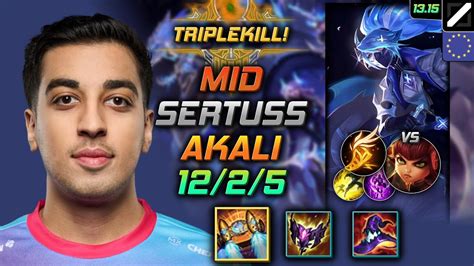 Akali Mid Build Sertuss Hextech Rocketbelt Fleet Footwork Lol Euw