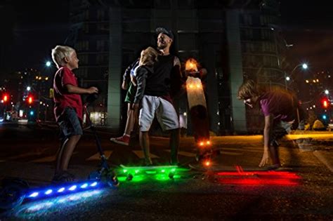 UnderGlow Pro Skateboard & Scooter LED Lights 6 PACK | Light Up ...