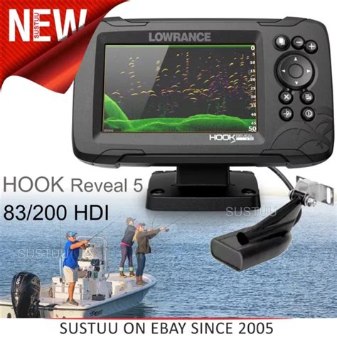 Lowrance Hook Reveal Chirp Fishfinder Chartplotter Hdi