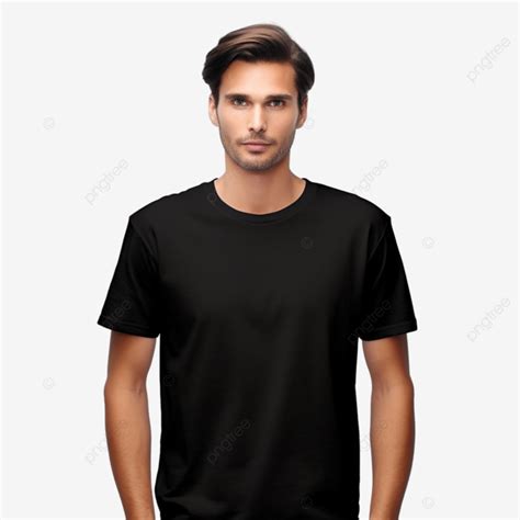 Maqueta De Camiseta Negra Colgando Archivo Png Png Dibujos Camisa T