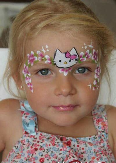 Как сделать аквагрим с Hello Kitty? Как сделать аквагрим с Китти?