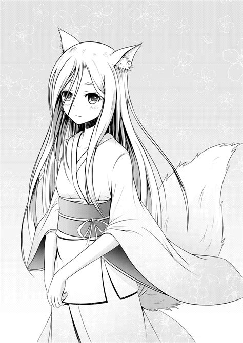 Kitsune Kitsune Anime Kitsunemimi кицуне кицунэ Animal Ears