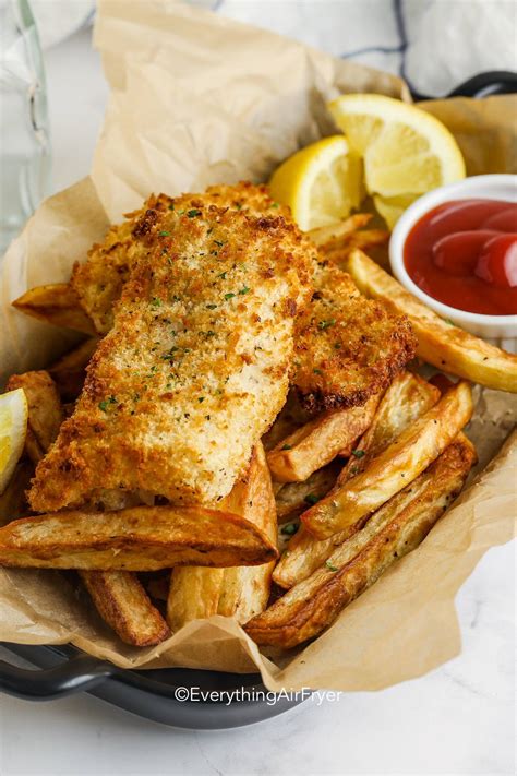 Air Fryer Fish & Chips(Crispy Classic!) - Everything Air Fryer and More