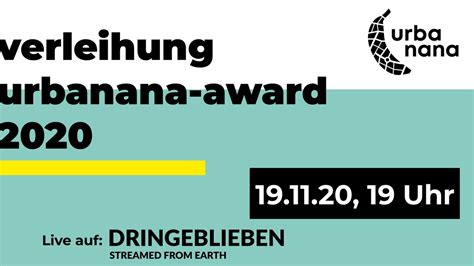 Verleihung Urbanana Award