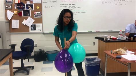 Coulombs Law Balloon Lab Youtube