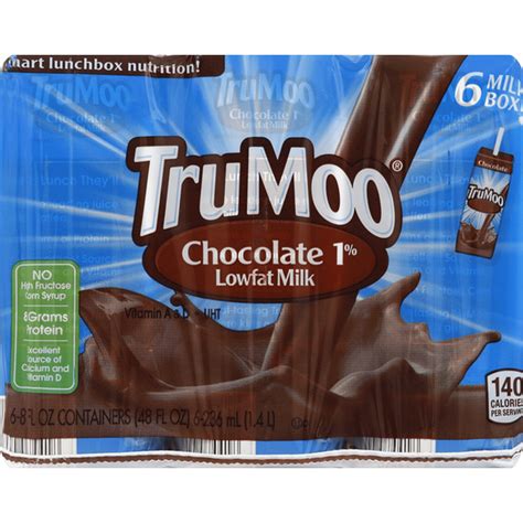 TruMoo Milk Lowfat Chocolate 1 Milkfat 48 Fl Oz Delivery Or