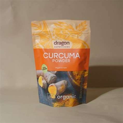 Curcuma Pulbere Bio Dragon Superfoods G Biorganic