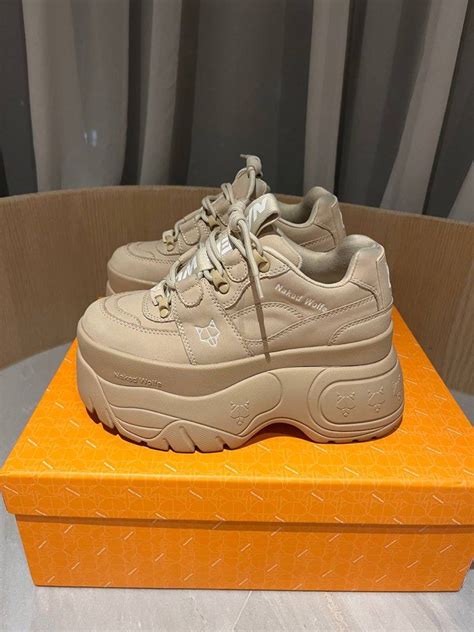 Naked Wolfe Sinner Oat Platform Sneakers Women S Fashion Footwear Sneakers On Carousell