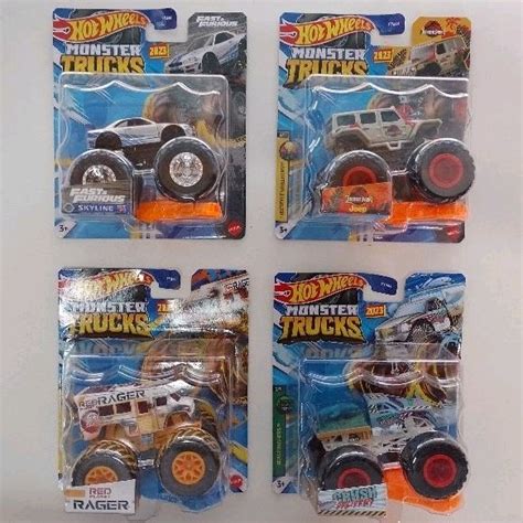 Carrinho Hot Wheels Monster Trucks Escala Shopee Brasil