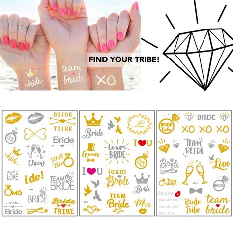 Buy Hen Party Tattoos Team Bride Temporary Tattoo Stickers Waterproof