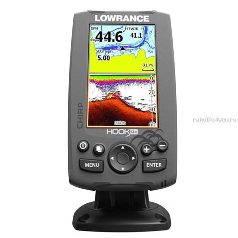 Купить Эхолот Lowrance Hook-4 Mid/High/DownScan (Артикул: 000-12647-001 ...