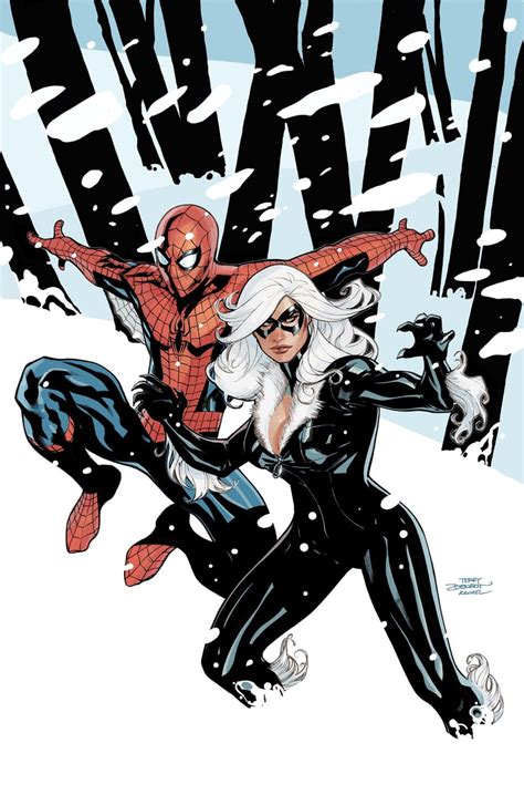 Spider Man And Felicia Hardy Marvel And 1 More Drawn By Racheldodson