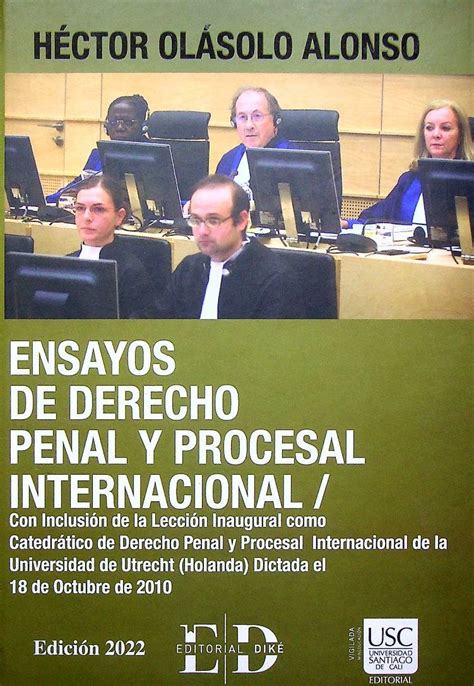 Ensayos De Derecho Penal Y Procesal Internacional Editorial Temis