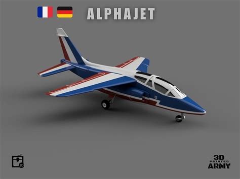 Dassault Dornier Alphajet E E Scale Stl Files D Model D