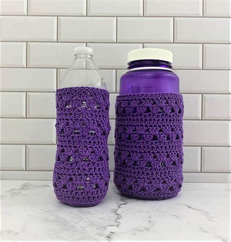 Water Bottle Cozy Free Crochet Pattern Crochets By Trista