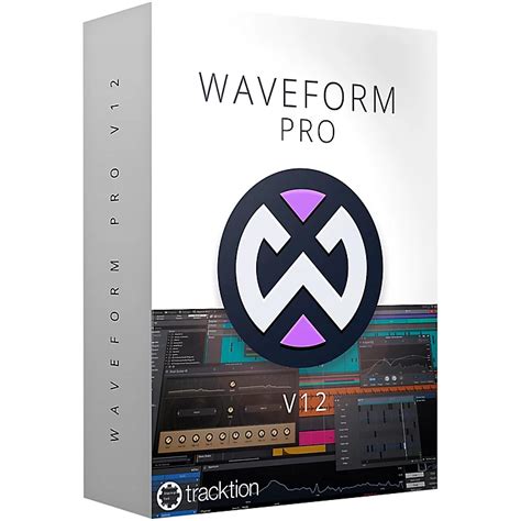 Tracktion Waveform Pro 12 Daw Software Upgrade From Waveform Pro 11