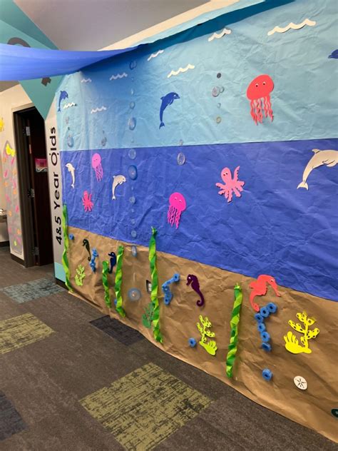 Make Waves Beach Ocean Vbs Diy Arts And Crafts Under The Sea Decorations Preschool Decor