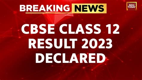 Cbse Class 12 Result 2023 Declared Pass Percentage Reduced In Both Genders Compared To Last