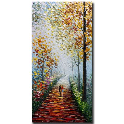 V Inspire Art X Inch Modern Hand Painted Oil Painting