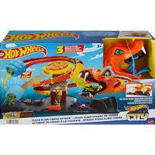 Pista Hot Wheels City Ataque De Cobra Vs Pizzaria Mattel Shopee Brasil