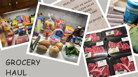 Grocery Haul 278 Meal Plan Sams Club ALDI Meijer YouTube