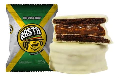 Alfajor Rasta Chocolate Blanco Caja X 24un MercadoLibre