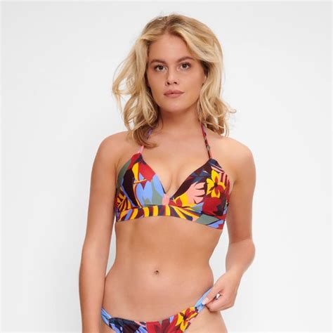 LingaDore Voorgevormde Triangel Bikini 7108TB Leaf Print 38D