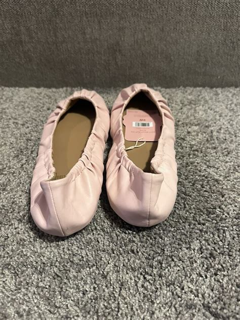 Sam And Libby Womens Pink Ballet Flats Size 8 W Ebay