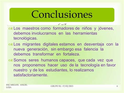 Los Nativos E Inmigrantes Digitales Copia Ppt