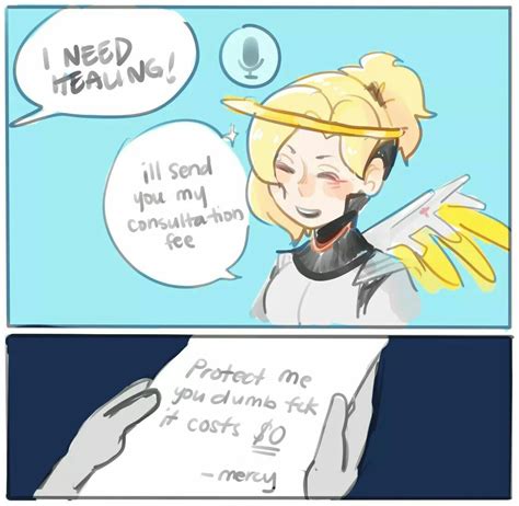 Mercy Fee Overwatch Funny Overwatch Comic Overwatch