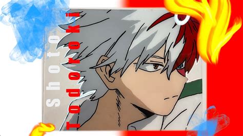 Shoto Todoroki Glass Painting My Hero Academia YouTube