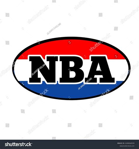 Vector Illustration Figure Nba Symbols Logo Stock Illustration ...