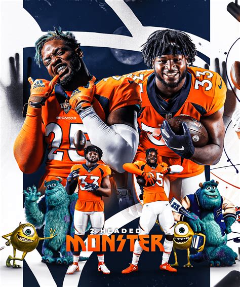 Denver Broncos team poster :: Behance