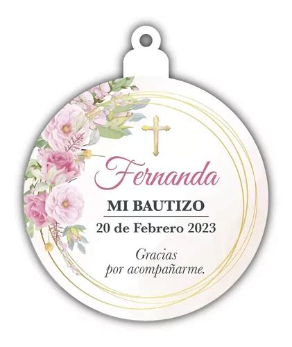 Tag Etiqueta Colgante Para Recuerdos Bautizo Baby Shower