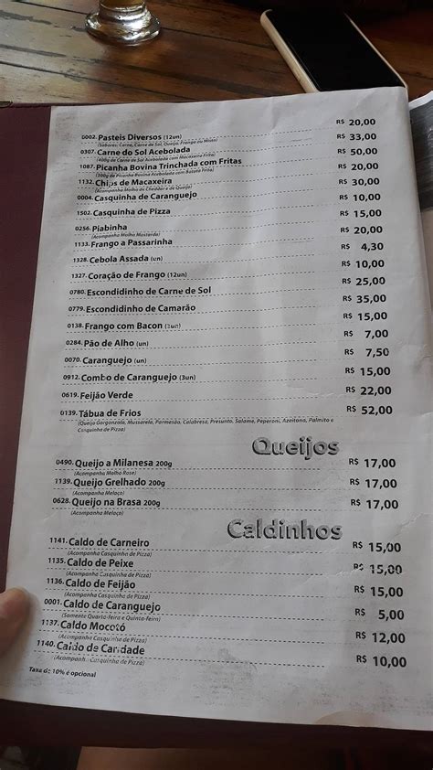 Menu Em Carneiro Do Ordones Churrascaria Fortaleza Rua Azevedo Bol O