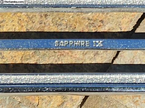 TheSamba VW Classifieds Sapphire Radio Plate