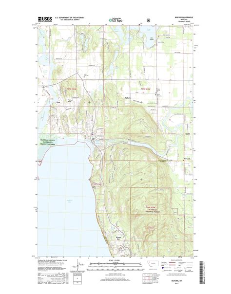 MyTopo Bigfork Montana USGS Quad Topo Map