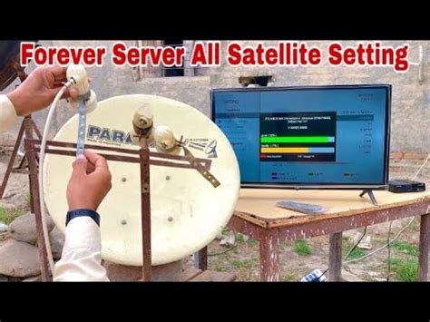 Forever Server Working Satellite Multi Setup On 2 Feet Dish Antenna Sun