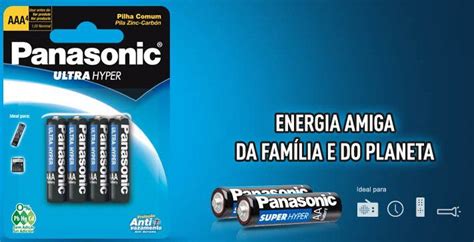 PILHA AAA 1 5V 4UNID R03UAL 4B PANASONIC