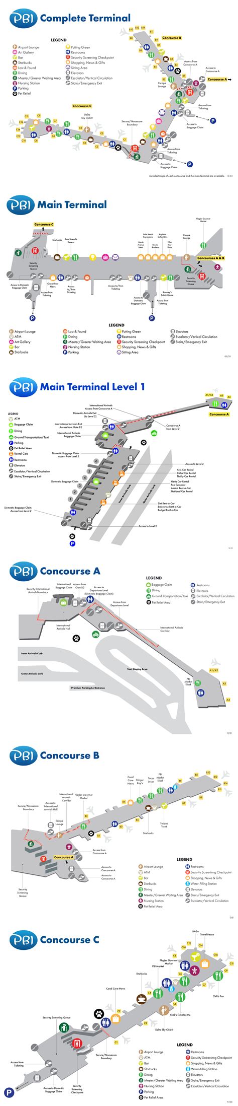 Palm Beach International Airport Map (Most Up-To-Date) - All Maps